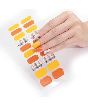 Premium Nail Stickers for Semi-Hardened Gel Nails - 20 Moded Design Gel Nail Polish Envelopes | Perfect for UV/LED Lamp Use - Buy Online on GoSupps.com
