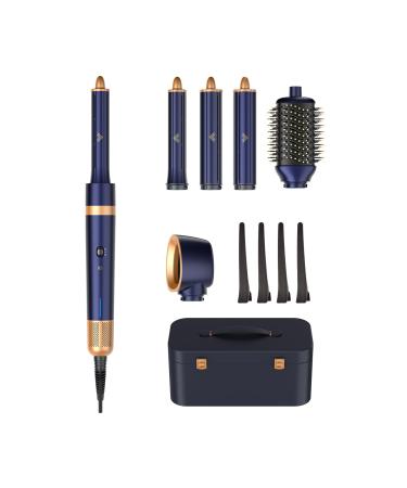 Hair Dryer Brush Air Styling & Drying System 6-in-1 Powerful Ionic Hair Dryer&Multi-Styler with Air Auto-Wrap Curlers Oval Volumizing Brush and Hair Dryer Head for All Hair Types