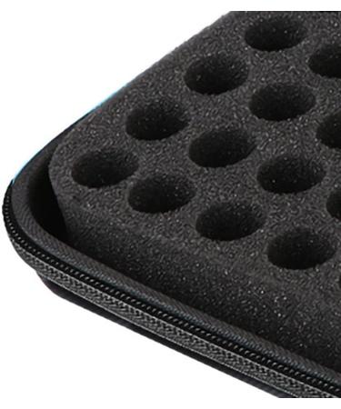 LIYJTK 63 Slots Portable Aromatherapy Essential Oil Storage Bag | Travel EVA Case Organizer (Black) - Shop Now for International Shipping! - Buy Online on GoSupps.com