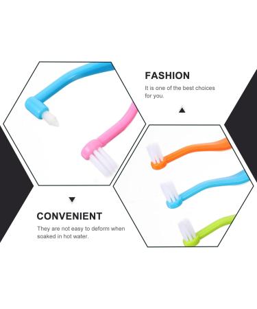 Mobestech Double-Headed Travel Toothbrush Set - 4 Portable Toothbrushes for Small Spaces | Ideal for International Travel - Buy Online on GoSupps.com
