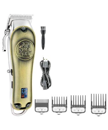 Hair Clippers for Men Adjustable All Metal Barber Rechargeable Hair Trimmer Professional Electric Hair Clipper Cordless for Men Haircut
