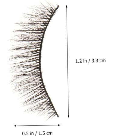 minkissy 10 Pairs Short False Eyelashes Art Eyelashes Thick Cross Eyelashes Dense Eyelashes Fake Eyelash Reusable Eyelashes Lashes Makeup Eyelash Major Accessories 6d Artificial Fiber - Buy Online on GoSupps.com