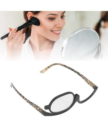 Cosmetic Glasses with Flip Down Lens Rotating Makeup Reading Glasses (+3.50) with Case | Perfect for Flawless Makeup Application - Buy Online on GoSupps.com