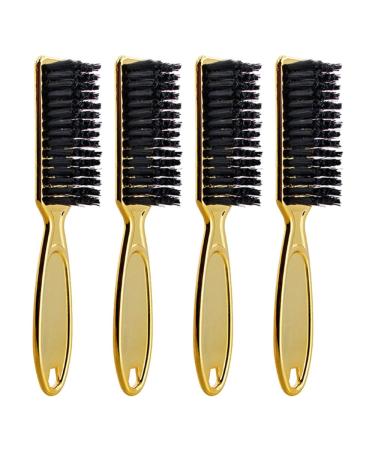 Jiklophg Beard Brush 4 Pieces Shaving Brush for Men Antique Facial Cleaning Comb Hair Massage