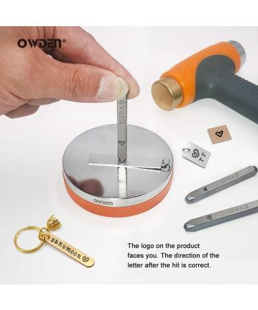 OWDEN Jewelry Metal Stamps Set - 6pcs Heart Design Stamps, Steel Punch for Jewelry Making - Buy Online on GoSupps.com