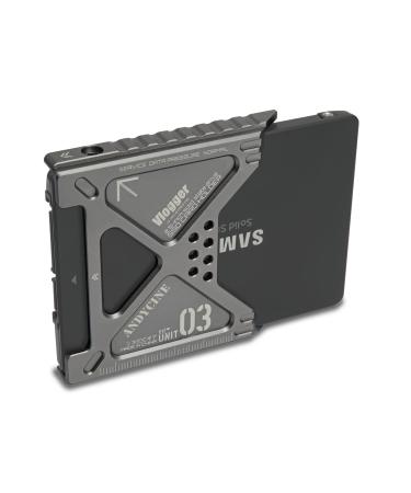 ANDYCINE Lunchbox III Magnalium Case Compatibe for Samsung 870EV0 870QVO SSD Compatible for Atomos Ninja V V+ Ninja Flame Ninja Inferno and Shogun Inferno