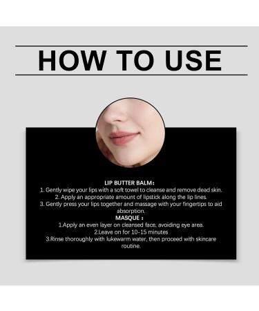  Pruojhw Lip Care Kit - Repair Cream Kit Christmas Lip Balm with Face Mask | For lips facial pores travel Valentine's Day makeup - Buy Online on GoSupps.com