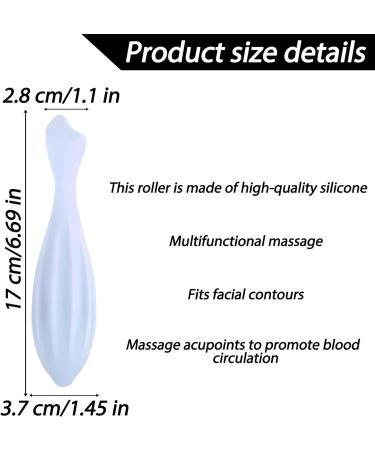 Buy Facial Massage Roller - Silicone Skin Care Tool for Women | Reduce Tiredness & Enhance Beauty - Buy Online on GoSupps.com