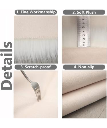 Nail Background Mat for Pictures 1pc Nail Photo Props Faux Fur Nail Mat for Pictures.15 * 19inches (White) - Buy Online on GoSupps.com