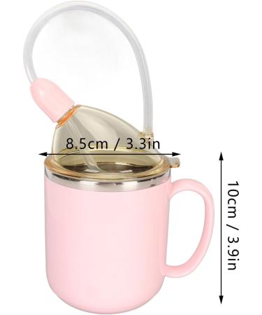 Convalescent Drinking Cup Drinking Aid 1.5mm Pore Feeding Cup Cover to Prevent Leakage 360 Degree Rotation for Home Use (Pink) - Buy Online on GoSupps.com