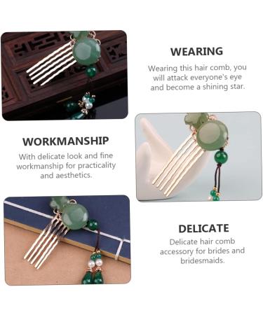 Didiseaon 1pc Hair Accessories Comb Barrette Wedding Hair Clip Bridal Side Comb Hair Pin Girl Hair Clip Decor Elegant Pearl Hair Comb Miss Non-slip Freshwater Pearls Etc. Hosta - Buy Online on GoSupps.com