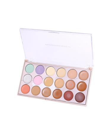 Dubbulon Concealer contour palette color corrector palette - 18-color face concealer cream waterproof beauty palette to conceal makeup for complexion