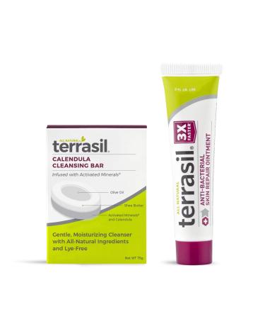 Aidance Antibacterial Skin Repair and Calendula Soap 3X Faster Natural Fissures Folliculitis Angular Cheilitis Impetigo Chilblains Lichen Sclerosus Boils Cellulitis Healing (14gm Tube & Soap Bar) - Buy Online on GoSupps.com