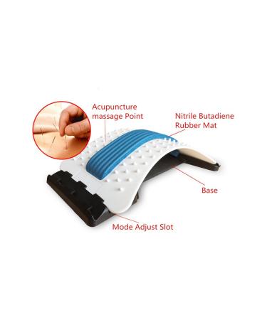 Back Massager Magic Stretcher - Pain Relief & Relaxation Equipment | Backhide & See Massager for Lumbar Support - Black/Purple - Buy Online on GoSupps.com