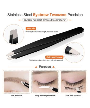 14 in 1 Professional Eyebrow Razor Kit for Women - Dermaplane Face Razor, Trimmer, Shavers, Tweezers, Scissors & More - Buy Online on GoSupps.com