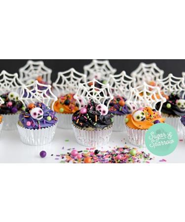 Cake Decor Spider Web Cupcake Kit 3X232g | Creat Your Halloween Cakes | So Easy | Suitable for Vegetarians - Buy Online on GoSupps.com