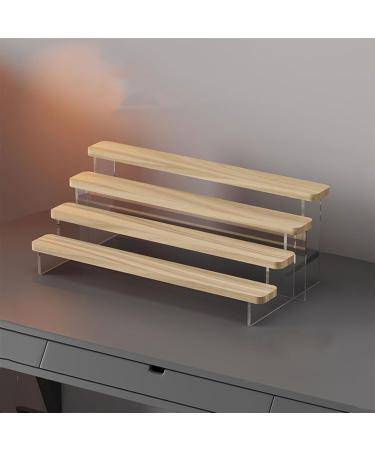 Waoceo Acrylic Glasses Stand & Organizer - 4-Tier Desktop Display for Sunglasses & Eyewear - Simple Ladder Design - Buy Online on GoSupps.com