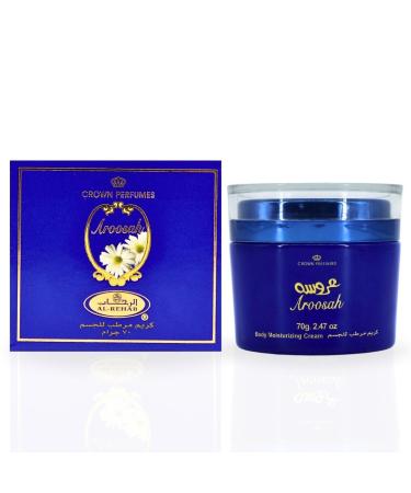 Al-Rehab Aroosah Moisturizing Cream 70g - Luxurious Body Lotion For Women - Extra Nourishing Moisturizing Lotion For Dry Skin - Smoothing & Hydrating Body Lotion With Exquisite Fragrance Aroosah Body Cream 2.5 Fl Oz (Pack o