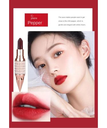 G n rique A luxurious three-color lipstick adorned with pearls and rhinestones. Available in three shades: Intense Red Koi Carp and Chili Pepper. Vibrant long-lasting and moisturizing color. - Buy Online on GoSupps.com