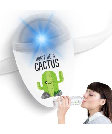 ULLA Rappel d'hydratation Intelligent pour Boire Plus d'eau s'adapte la Plupart des Bouteilles Technologie d' clairage Suit Lorsque Vous Vous hydratez - Cactus