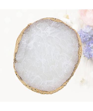 VINTORKY 1Pc Manicure Tool for Nail Art Nail Polish Gel Nails Color Plate Rhinestone Glue for Nails Lipstick Nail Polish Nail Gel Tools Resin Palette Color Display Plate White - Buy Online on GoSupps.com