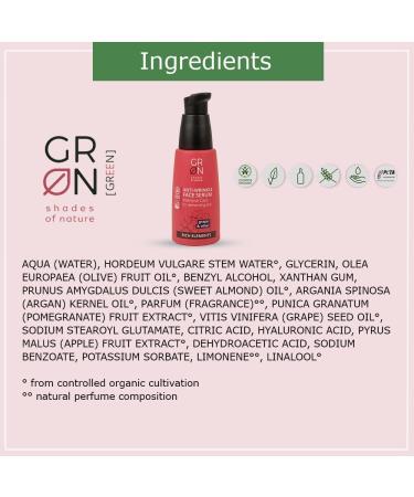  G R N shades of nature GRN - Shades of Nature Rich Elements Face Serum Grape & Olive - Buy Online on GoSupps.com