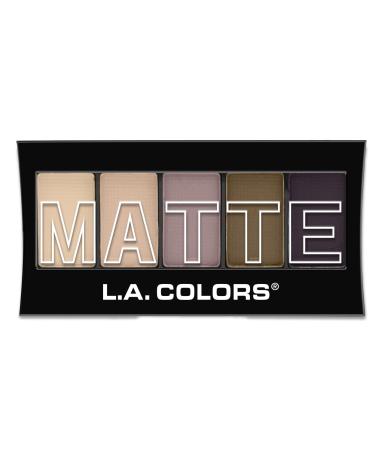 L.A. COLORS 5 Color Matte Eyeshadow  Natural Linen  0.25 oz. - Buy Online on GoSupps.com