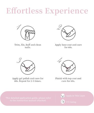 MAYCHAO 15ML Gel Nail Polish 1Pc Mermaid Pink Gel Polish Soak Off UV LED Fall Nail Polish Nail Art Starter Manicure Salon DIY at Home 0.5 OZ - Buy Online on GoSupps.com