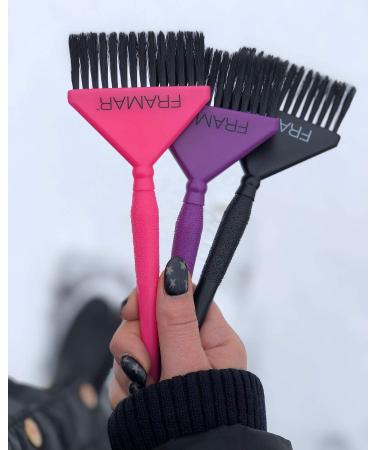 FRAMAR Big Daddy Brush Set - 3 Brushes, 40g, Purple | 1 Count - Buy Online on GoSupps.com