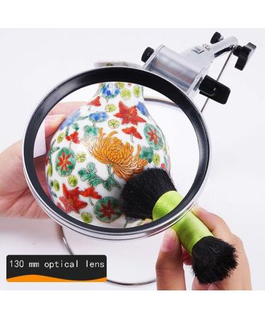 5-inch 2X Zoom Desktop Foldable LED Magnifying Glass with Metal Bracket Hands-Free Magnifying Glass Reading Repair Hobby and Crafts Made in China - Buy Online on GoSupps.com