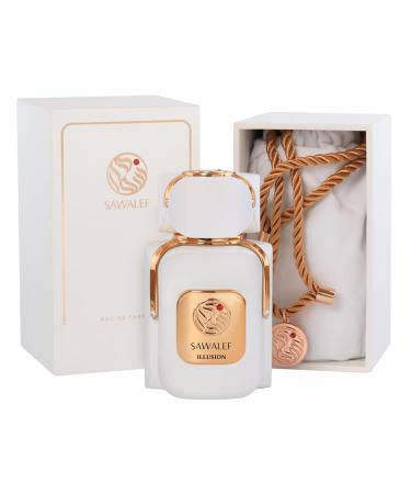 Illusion - Leather and Woody Scent Notes - Long Lasting and Addictive Unisex Fragrance - A Seductive Signature Aroma - The Luxurious Scent Of Arabia - 2.7 oz EDP Spray 2.70 Ounce (Pack of 1) - Buy Online on GoSupps.com