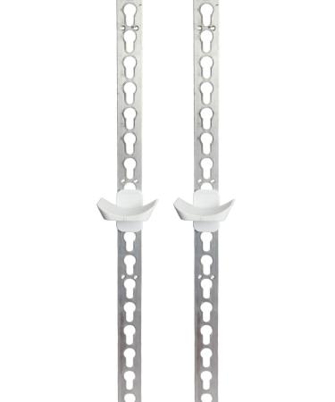 Fields Outdoor Supplies 5 ft. Metal Keyhole Tracks Pair - with Pinless Jump Cups - Pair - Buy Online on GoSupps.com