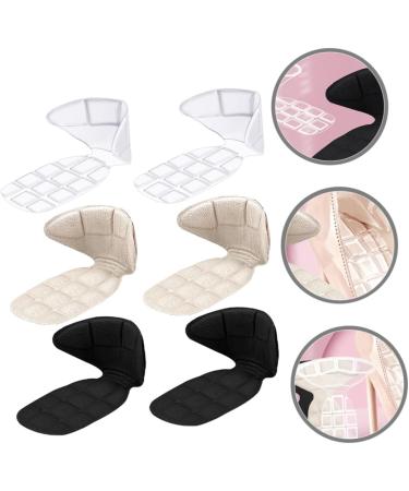 3 Pairs Gel Back High Heel Pads - Comfort Shoe Inserts for Women | Anti-Slip Insole Cushions - Buy Online on GoSupps.com