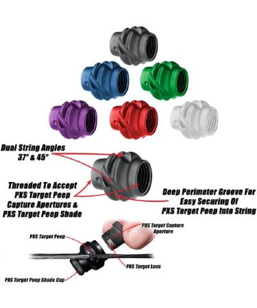 Specialty Archery Podium Peep Black - High-Quality Precision Peep Sight - Buy Online on GoSupps.com