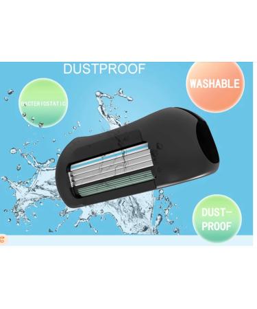 Sussex Labels 2 in 1 Travel Men's Razor with Silicone Toothbrush Cover - Blue | Shop Internationally - Buy Online on GoSupps.com