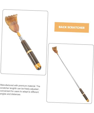 Tovinanna Tickling Back Scratch - Long Handle Self-Drawn Massage Device | Retractable Metal Back Scratcher for Kids & Adults - Perfect Body Massage Solution - Buy Online on GoSupps.com
