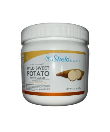 Wild Sweet Potato Soy Isoflavones Powdered Premix with Chai Apple Cinnamon Flavors Shelo Nabel 250g White