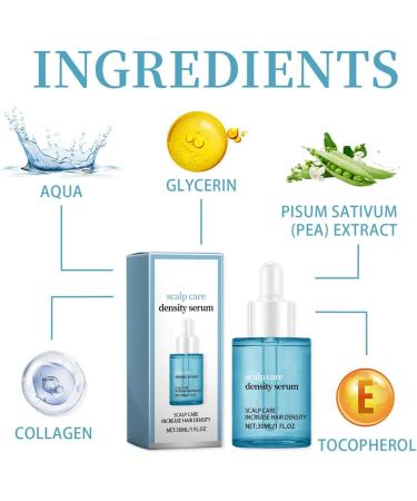 Oils For Hair Growth 30ml Natural Density Liquid Oil For Scalp And Hair For Moisturizing Prevents Breakage Loss Promotes Volume Women Men - Buy Online on GoSupps.com