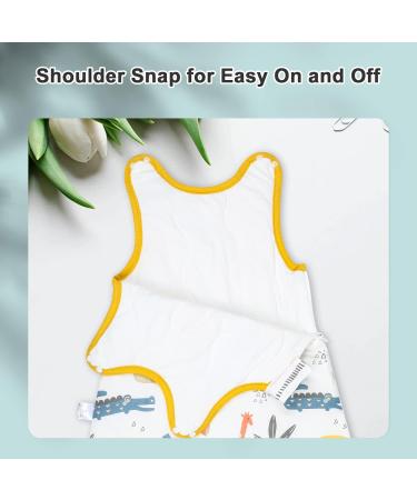 MOEMOE BABY 2.5 Tog Dinasours L Sleep Bag 12-18 Months | Winter Wearable Blanket Cotton Toddler Sack | Sleeveless Baby Sleeping Bag 85 cm - Buy Online on GoSupps.com