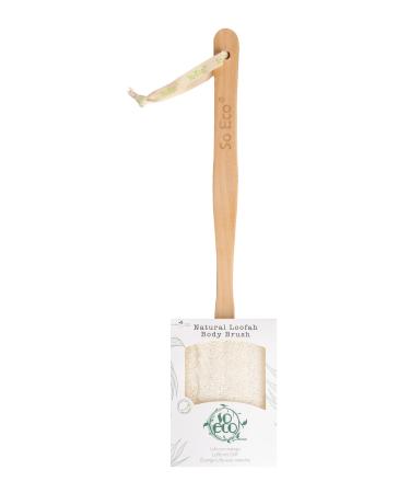 So Eco Flat Luffa with wooden handle