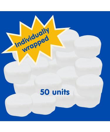 Cloudbites Individually Wrapped Marshmallows - 50 Units | Perfect for S'mores & Snacks | International Shipping Available - Buy Online on GoSupps.com