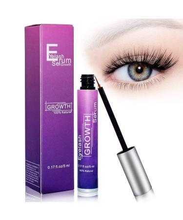 Natural Eyelash Growth Serum for Longer, Thicker Lashes - Enhancing Formula for Rapid Brow Growth - Buy Online on GoSupps.com