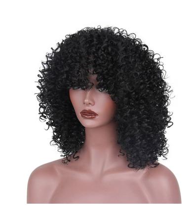 Curly Hair Wigs for Black Women - Natural Kinky Afro Wigs Lace Front & Synthetic Options - Buy Online on GoSupps.com