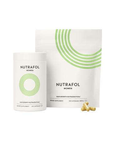 Nutrafol Women Hair Growth Supplement. Clinically Proven for Visibly Thicker, Stronger Hair (2 Month Supply Bottles)