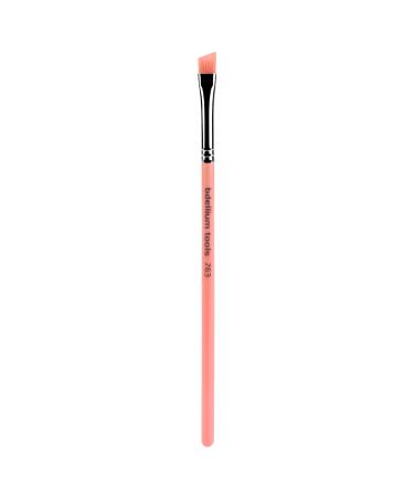 Bdellium Tools Professional Makeup Brush - Pink Bambu Series 763 Angled Brow - With Soft Synthetic Fibers For Defining Eyebrows (Pink 1pc)