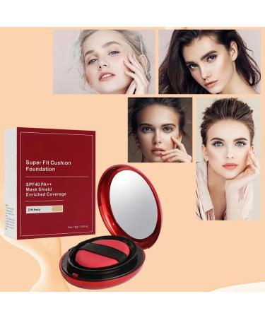 Air Cushion Foundation CC Cream Covering Foundation Long Lasting Foundation Fully Waterproof that evens out the complexion and provides perfect semi-matte coverage (Ivory). - Buy Online on GoSupps.com