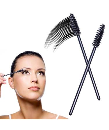 BTYMS 100 Pcs Disposable Eyelash Spoolies Brush Mascara Applicator - Black 100 Count - Buy Online on GoSupps.com