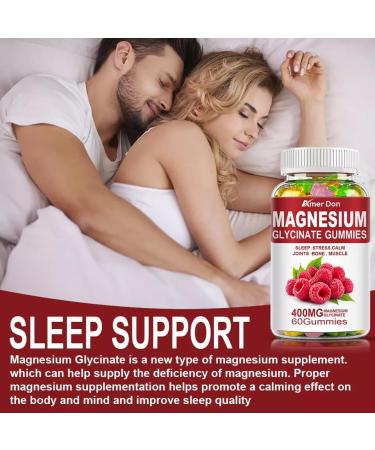 Magnesium Glycinate Gummies 60 Gummies 1 Month Supply 600mg Per Serving - Buy Online on GoSupps.com