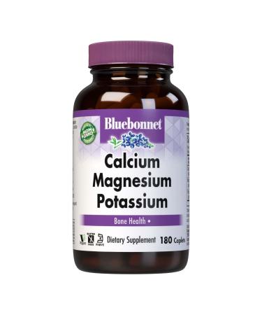 Bluebonnet Nutrition Calcium Magnesium Potassium 180 Caplets