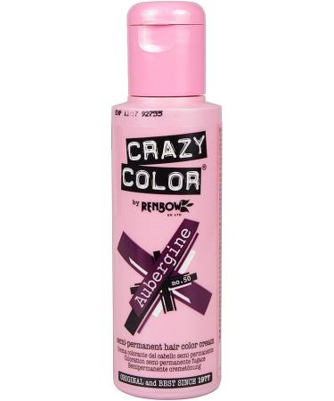  Crazy Color Renbow Crazy Color Set of 2 Semi-Permanent Hair Dyes Aubergine 100ml - Buy Online on GoSupps.com